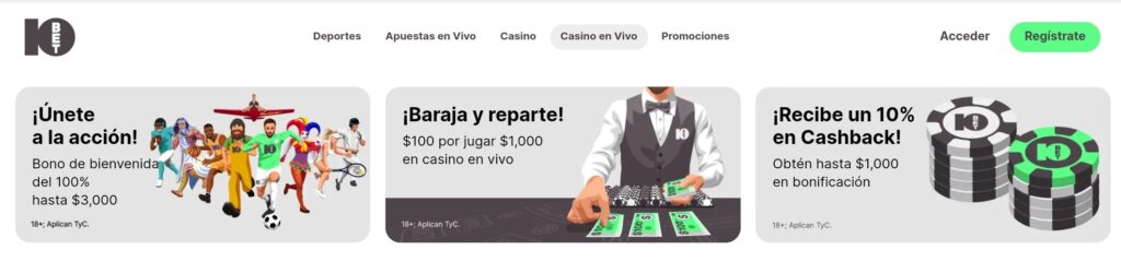 10bet bonos casino