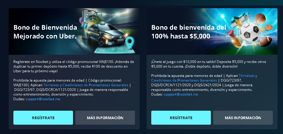 novibet promociones