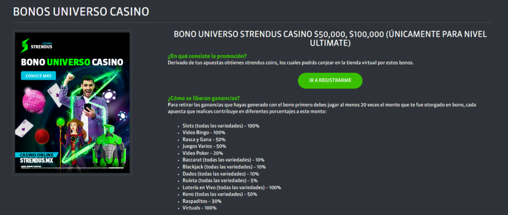 strendus bono casino